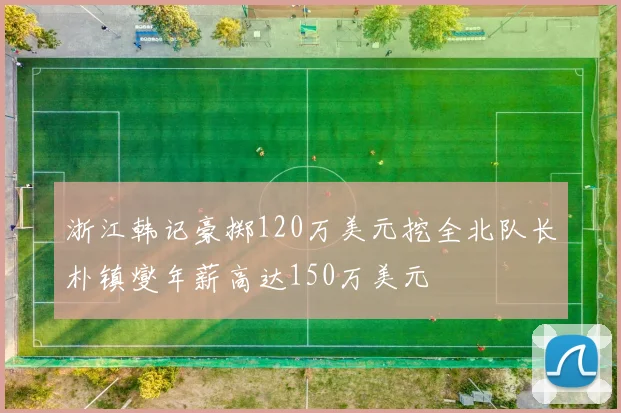 浙江韩记豪掷120万美元挖全北队长朴镇燮年薪高达150万美元