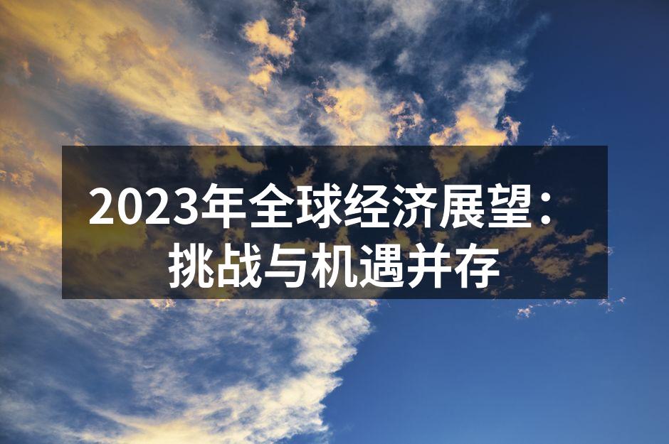 全球经济挑战分析